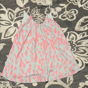 Buddy Love Pink and Light green Women's Top like new large